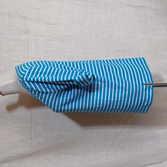 NWOT Lauren Ralph Lauren blue-striped boatneck top! - Picture 6 of 8